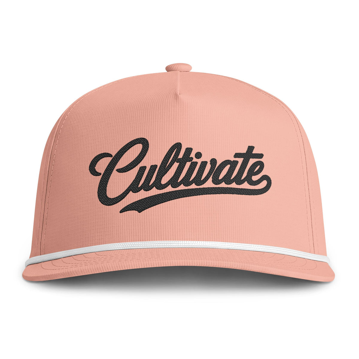 Cultivate Rope-Trim Cap — Sunwashed Vintage Trucker Hat