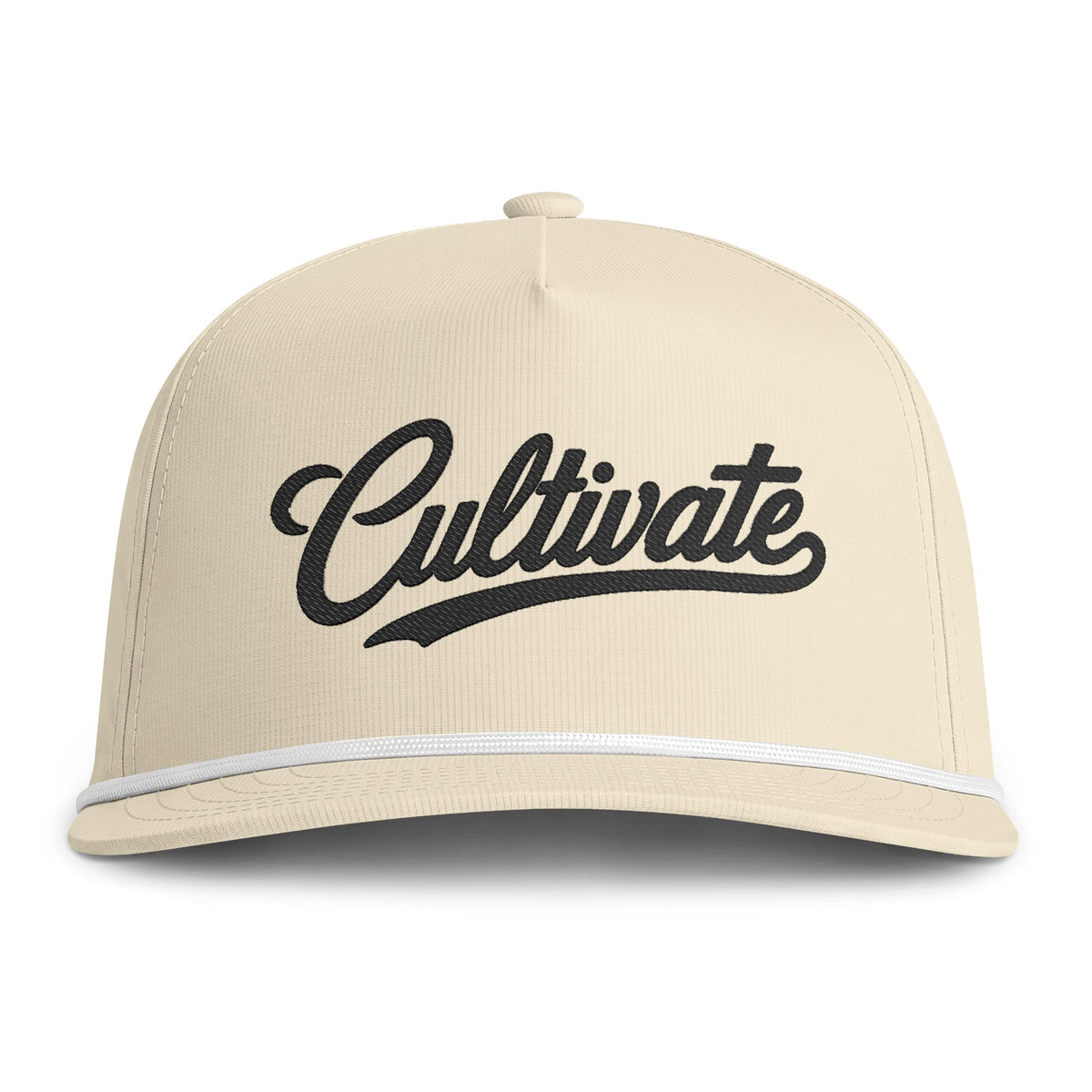 Cultivate Rope-Trim Cap — Sunwashed Vintage Trucker Hat