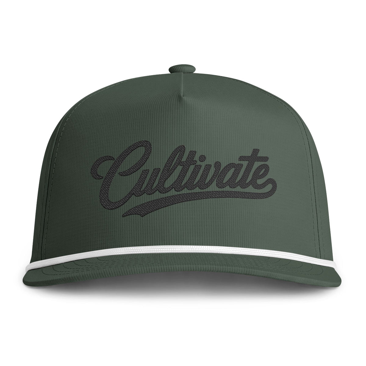 Cultivate Rope-Trim Cap — Sunwashed Vintage Trucker Hat
