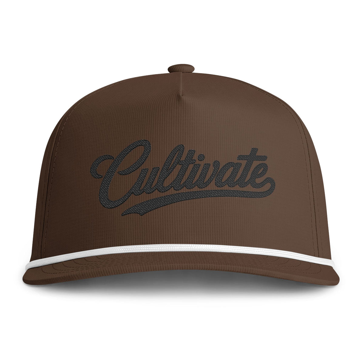 Cultivate Rope-Trim Cap — Sunwashed Vintage Trucker Hat